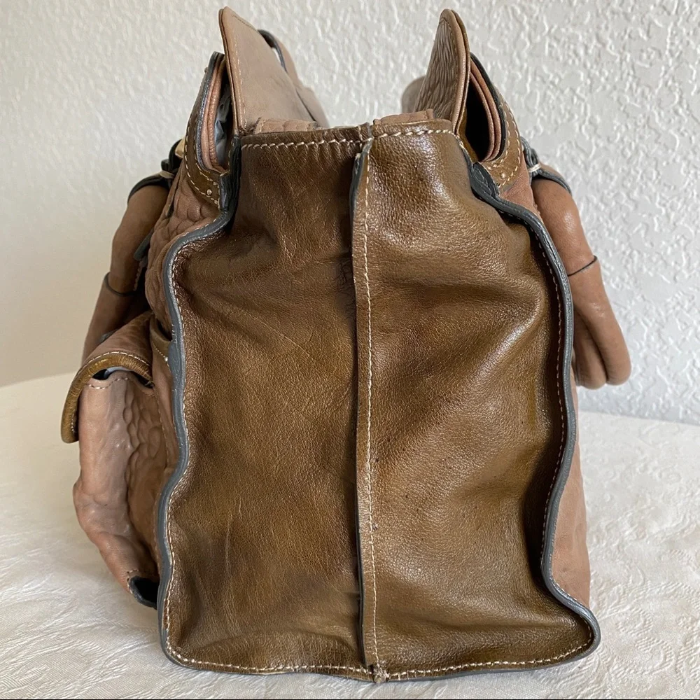 Chloe front pocket organizer tote
